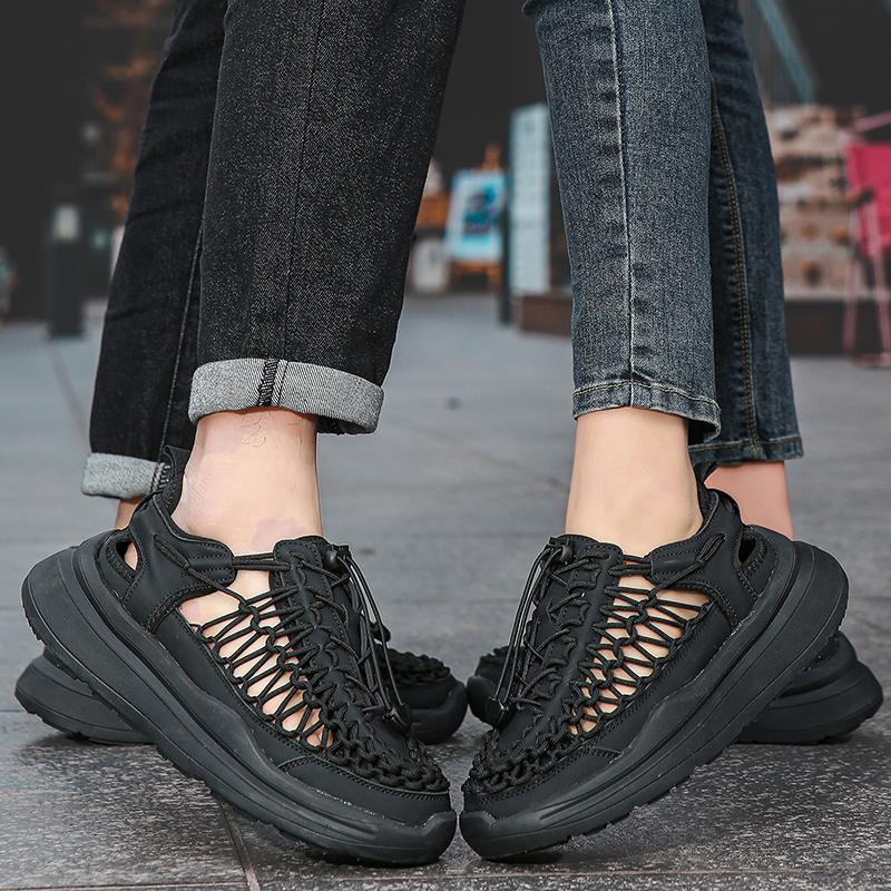 Summer Platform Woven Sandals for Men and Women