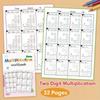 Multiplication and Division Math Improvement Exercises Notebook Daily Practice  Early Learning