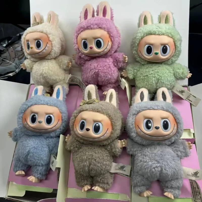 NUEVO Labubu El Monstruo de Esmalte V1 V2 Serie Caja Ciega de Peluche, Juguete de Base de Vinilo, Personajes Animados, Caja Sorpresa Misteriosa, Caja Ciega Llavero