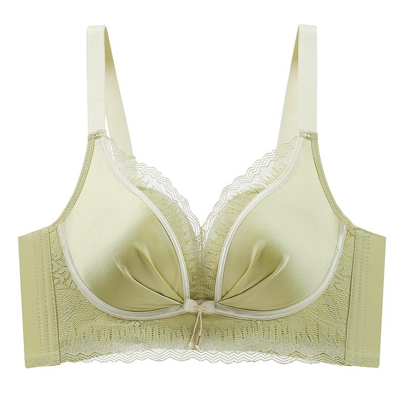 Gathering Bra for Women Anti Sagging Bra Without Steel Ring Breast Collection and Adjustment Bra