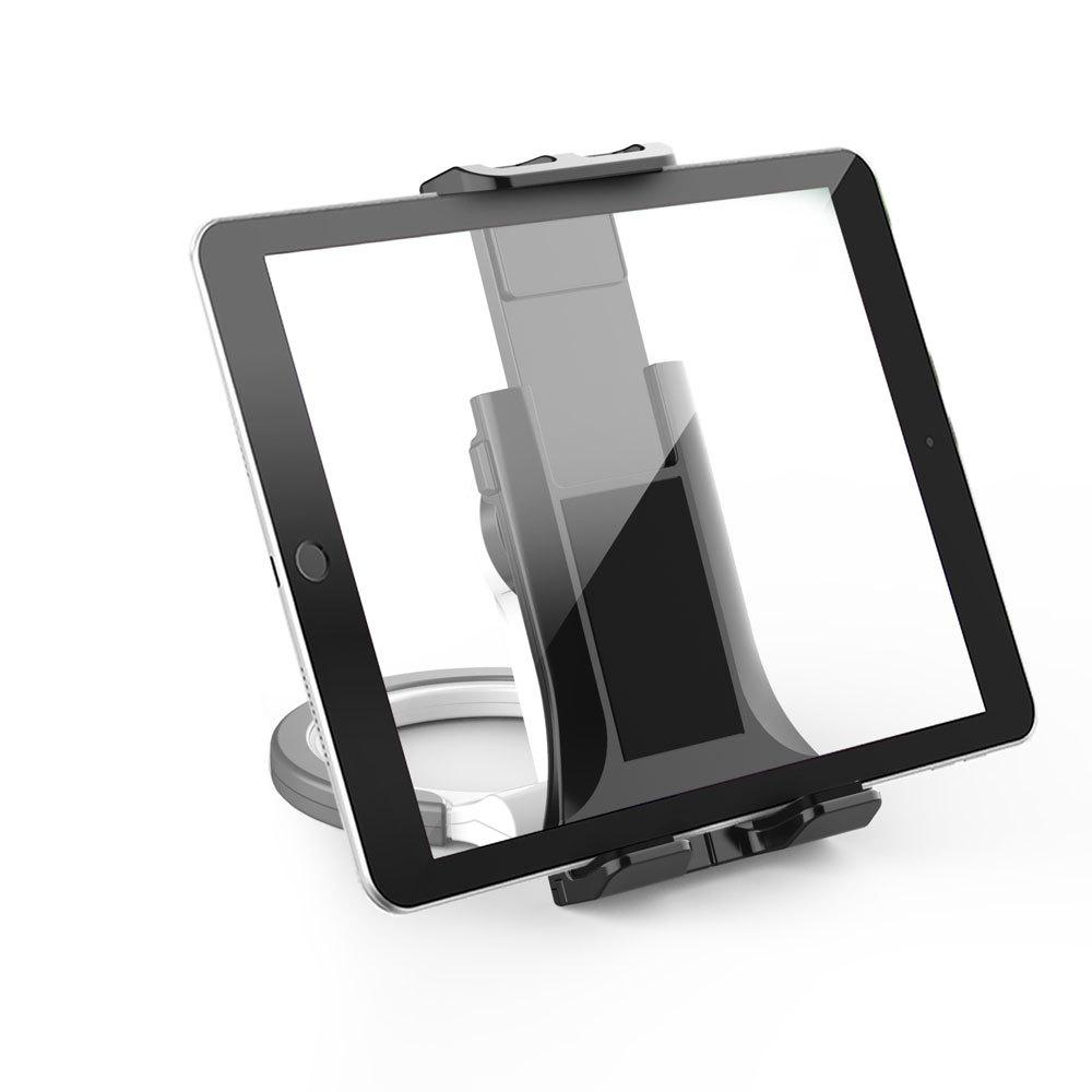 

Phablet phone holder Rotating desktop stable bracket Portable folding rotatable adjustable size bracket чёрный