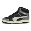 Puma Slipstream Mid Heritage Wygodne Wszechstronne Amortyzujące Wytrzymałe Sneakersy Wysokie Unisex Sneakersy Czarne Szare 386545-04