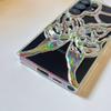 Luksusowe Etui na Telefon 3D Kolorowy Gradient Motyl Puste Wycięcia Dla Samsung S25 S24 Ultra Plus Odporne na Wstrząsy Chłodzące Galwanizowane Tylne Etui