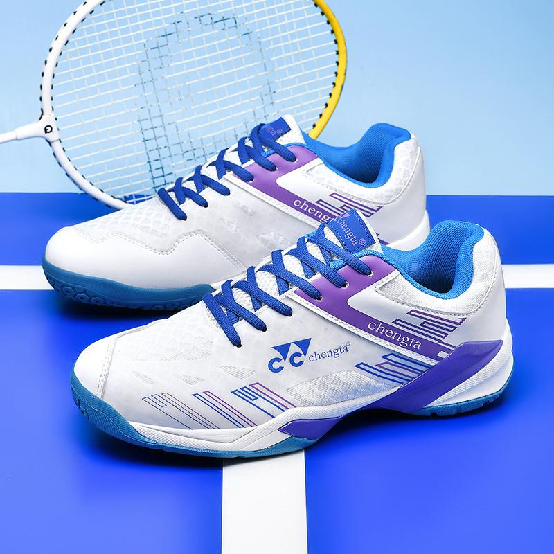 Badminton shoes men's and women's casual table tennis shoes new breathable cushioning competition training tennis shoes