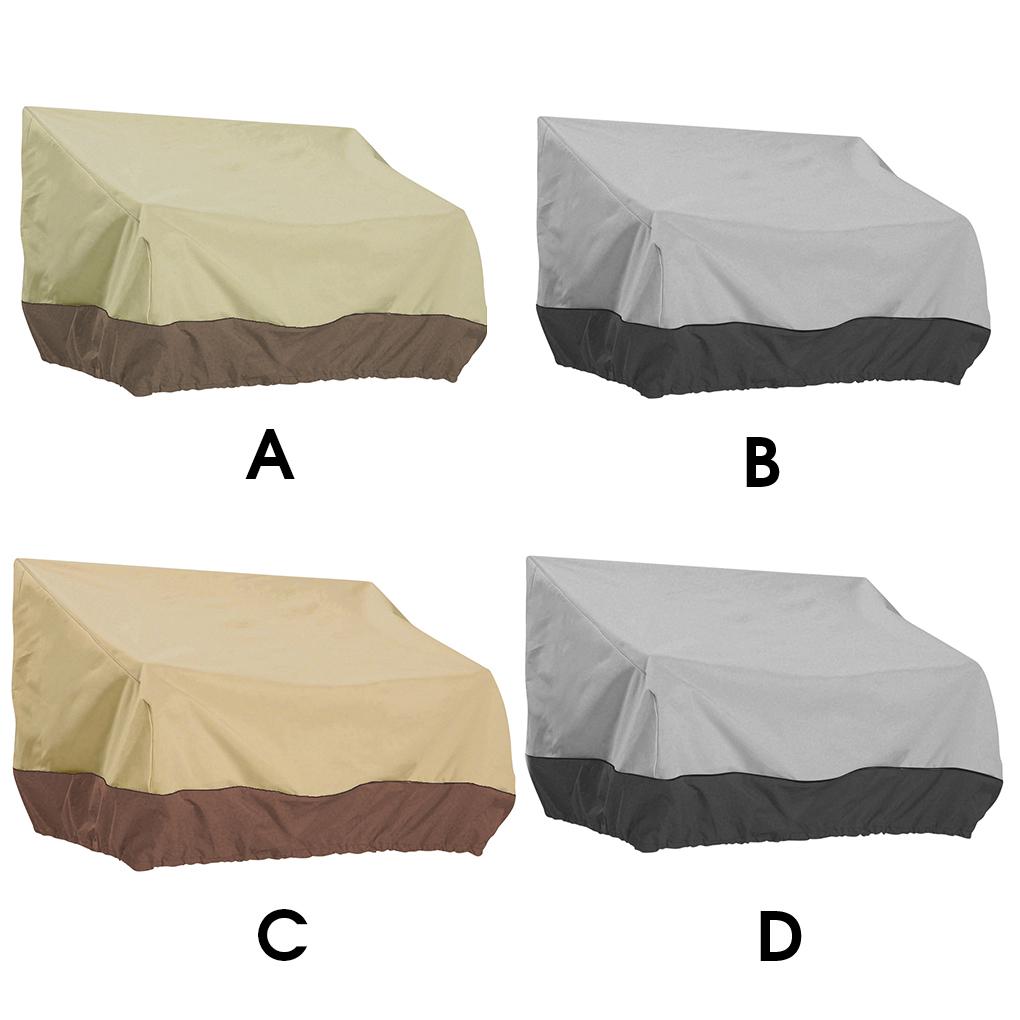 Outdoor Multi-persons Sofa Cover Rainproof Home Silver Coated Oxford Cloth Front Yard Bench Covers Outside Furniture Accessories