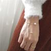 Korea 925 Sterling Silver Natural Freshwater Pearl Thin Bracelet for Women Simple Temperament Accessories Hand Accessories