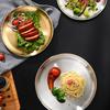 Plate Tray Dining Tray Steak Plate Korean Stainless Steel Circular Barbecue Plate