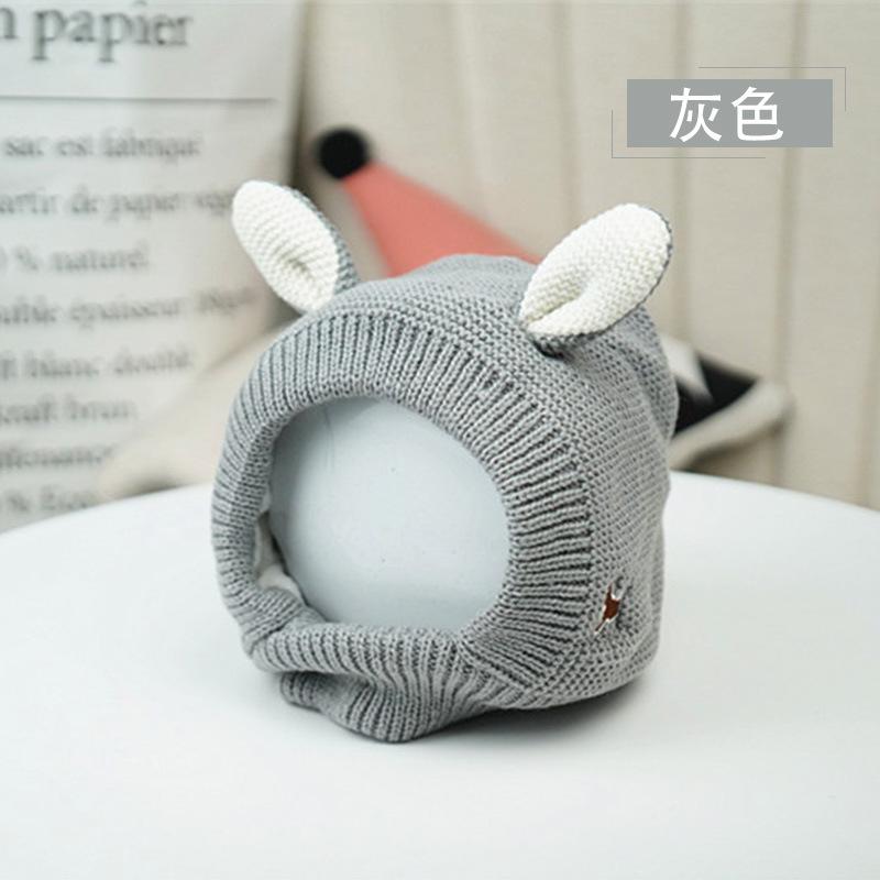 Pet Supplies Amazon's new knitted rabbit ear pet hat, autumn and winter warm pet headgear, dog hat