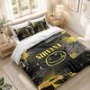 Bedding Set 1 Duvet Cover 2 Pillowcases Nirvana Print Bedroom Home Decoration