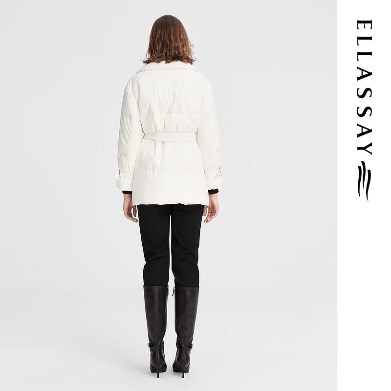 ELLASSAY Women's Autumn/Winter Warm Straight-Leg Casual Trousers