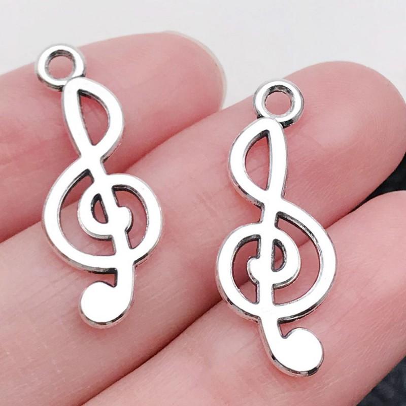 Vintage Music Instrument Charms Alloy Pendant DIY Bracelet Necklace Keychain Craft Jewelry Supplies