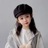 Y2K Kids Berets Cap Asymmetric Children Newsboy Cap Soft Octagonal Hat  Boys