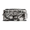 COACH Tabby 18 Detachable Chain with Magnetic Flap Smooth Leather Shoulder Crossbody Bag Small Women's Pewter and Anthracite