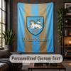 Personalized Wall Tapestry,Preston North End Custom Text, Soft Fabric Wall Art For Indoor Decoration