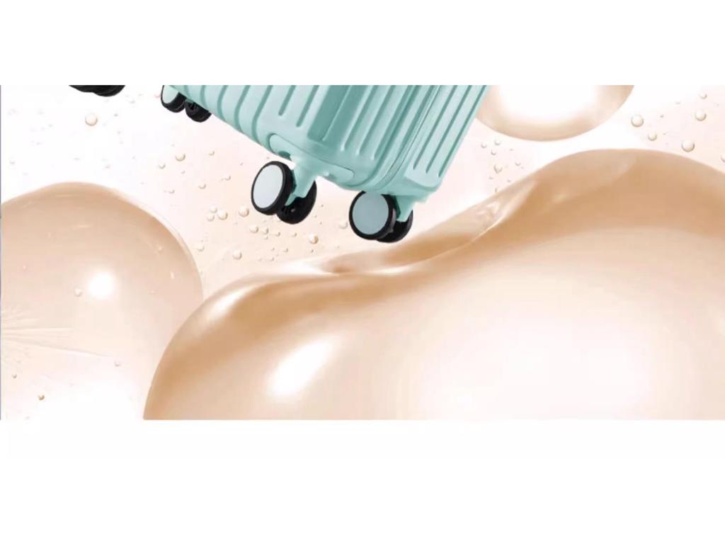 26-Inch Multifunctional Suitcase with Universal Wheels and Combination Lock