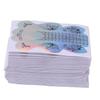 100 Pcs Nail Extension Forms   Length Acrylic Nail Forms Holographic Self Adhesive Clear Alignment Lines