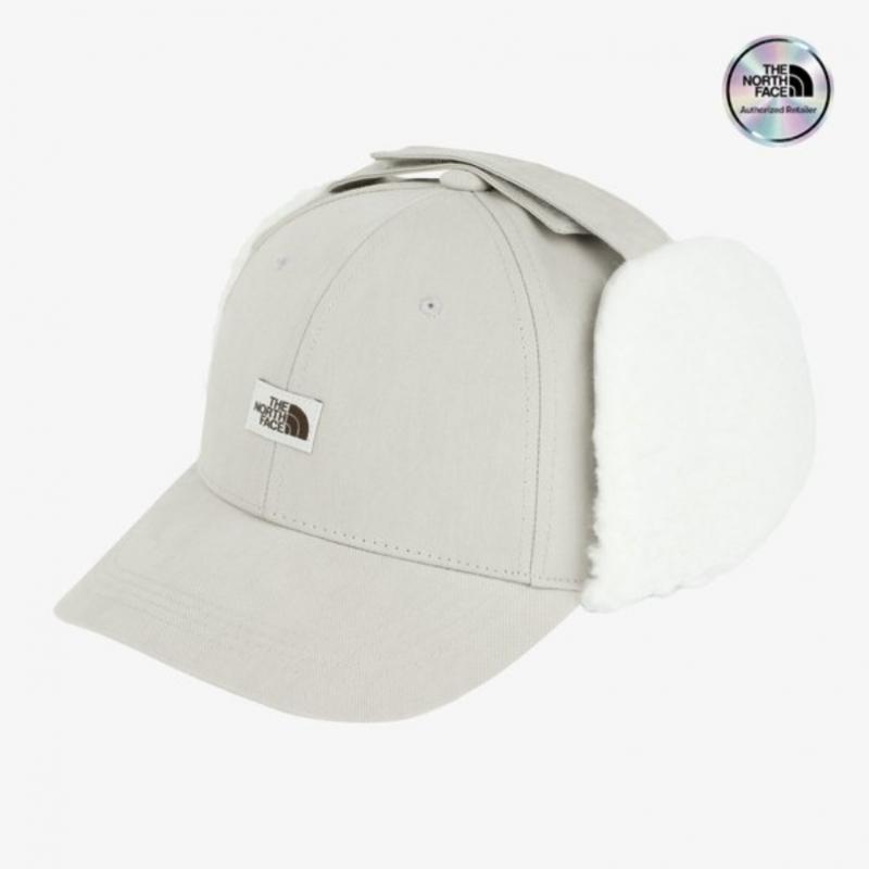 The North Face White Label Ear Muffs Hard Ball Cap White Sand Ne3cr53o