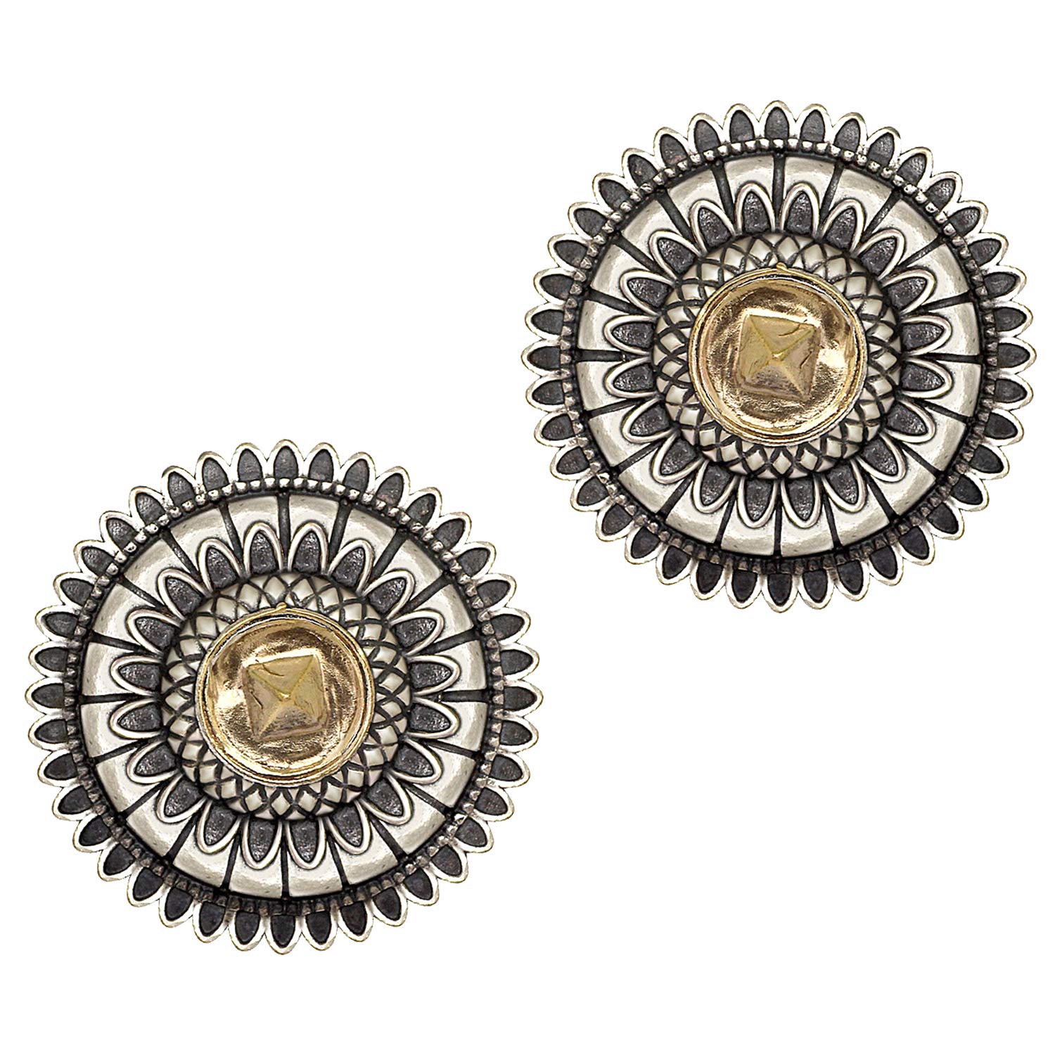 

Традиционные серьги-гвоздики из латуни с серебряным покрытием для женщин и девочек, серебро