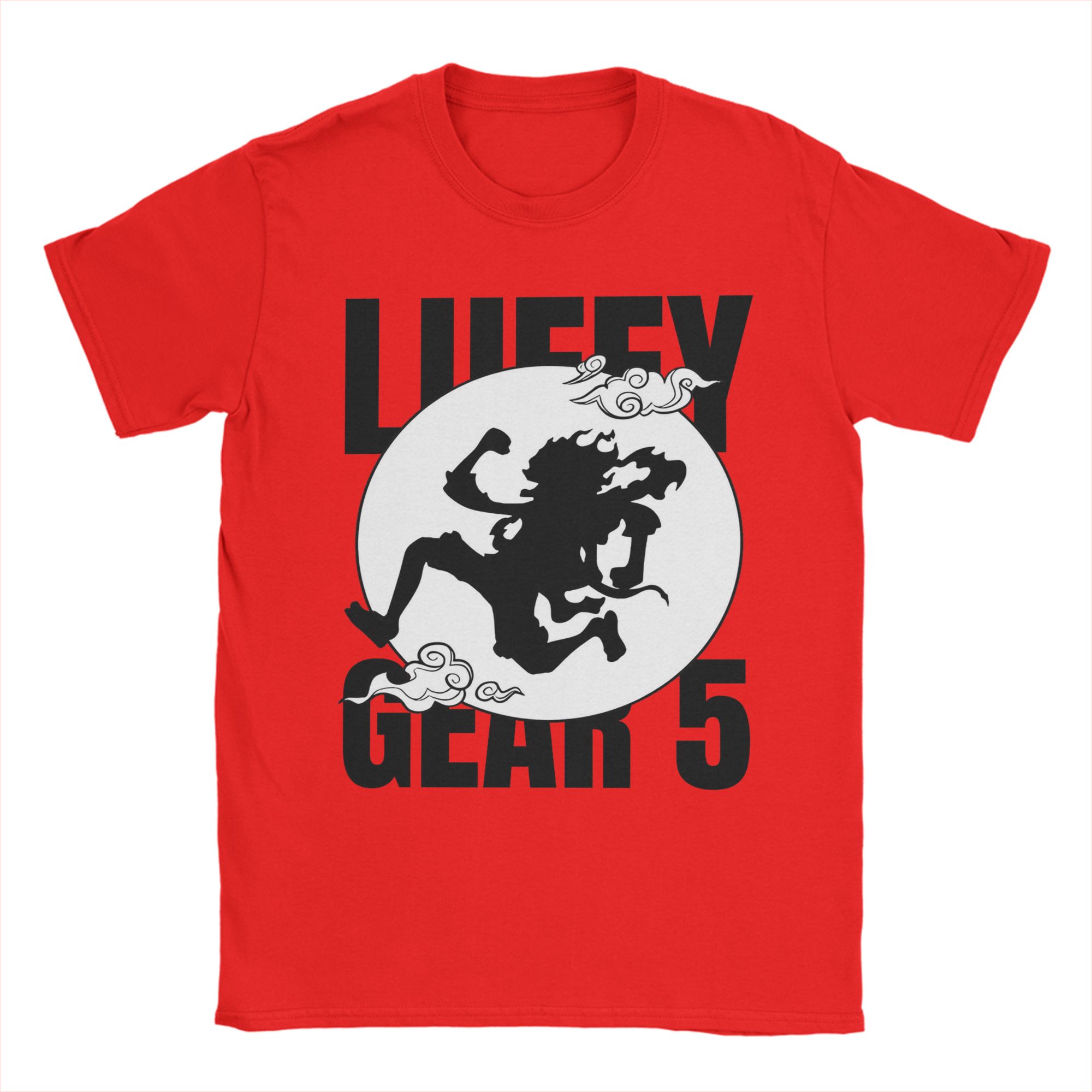 

Luffy gear 5 ones pieces T Shirt Men 100 Cotton Vintage TShirt O Neck Tees Short Sleeve Clothes Plus Size S
