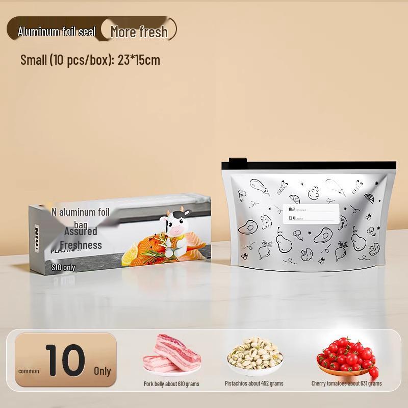 

Thickened Aluminum Titanium Foil Self-Sealing Storage Bags for Freezing Meat and Vegetables