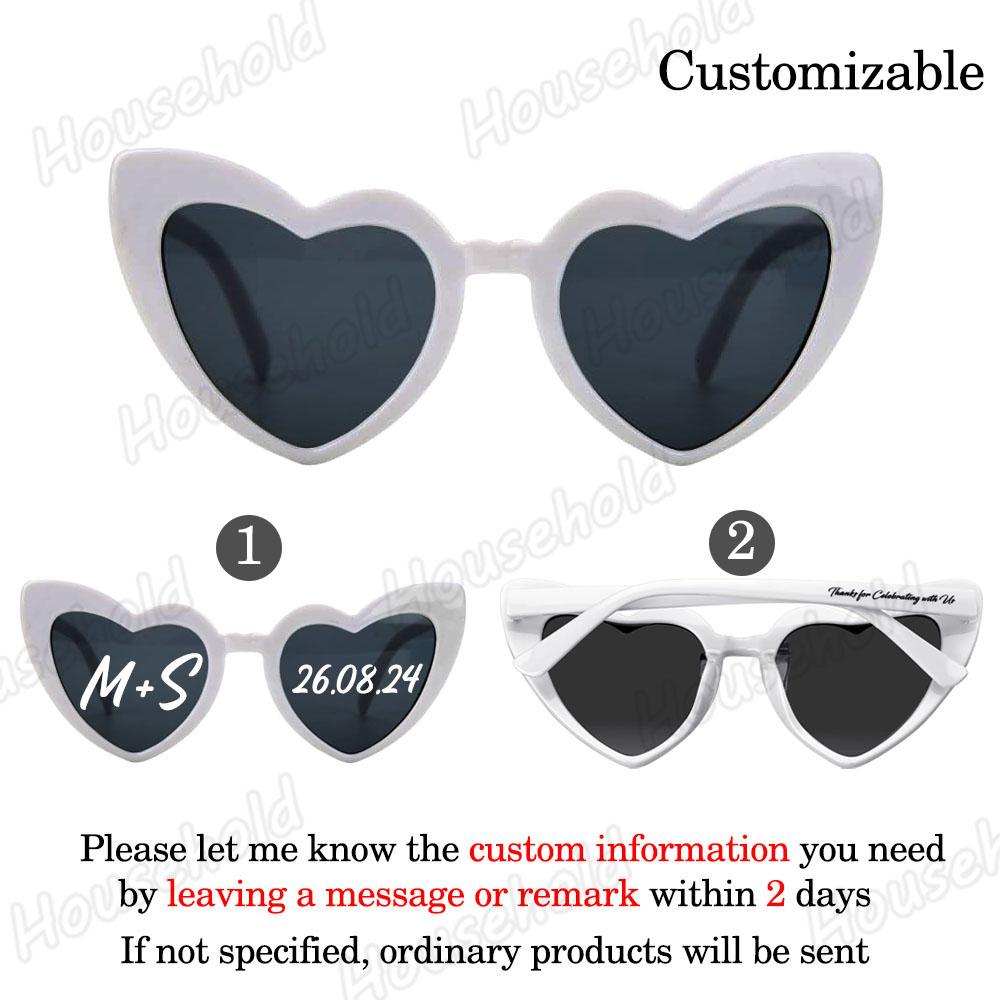 24-120 gab. Pasūtījuma kāzu saulesbrilles Personalizēta