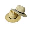 Retro old money wind flat top straw hat women's summer hollow sunshade sunscreen hat seaside beach vacation straw sun hat