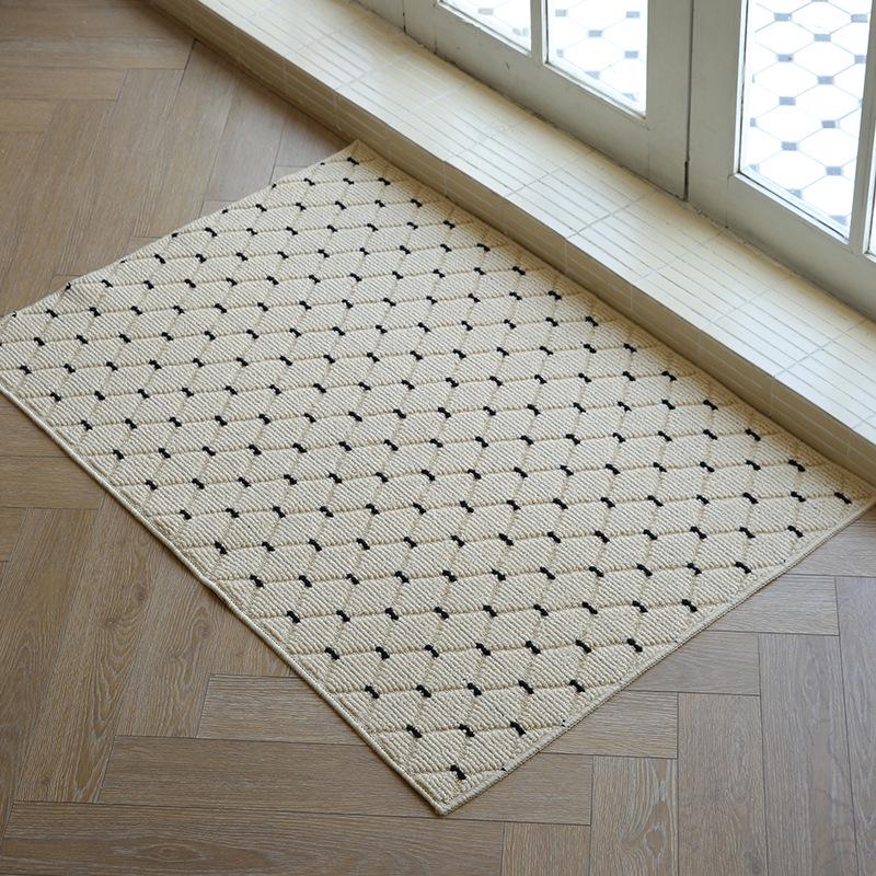 Elegant Retro Non-slip Door Mat - Wear-resistant, Cuttable Polypropylene