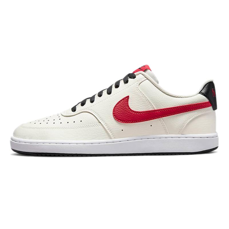 Nike Court Vision Low Sail University Red Sneakers DM1187-101
