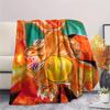 Cute Charizard  Print Flannel Blanket, High quality Comfortable for All Seasons, Home Decor, Warmth and Comfort