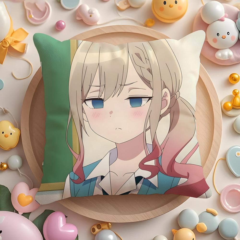 B-Bad G-Girl Anime Cushion Cover Home & Car Multi-Scene Pillow Cover - Reversible, Soft & Durable for Daily Use