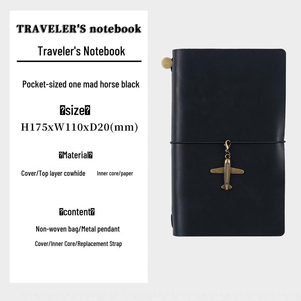 Diário de Viagem TN: Caderno Artesanal de Couro de Vaca Vintage