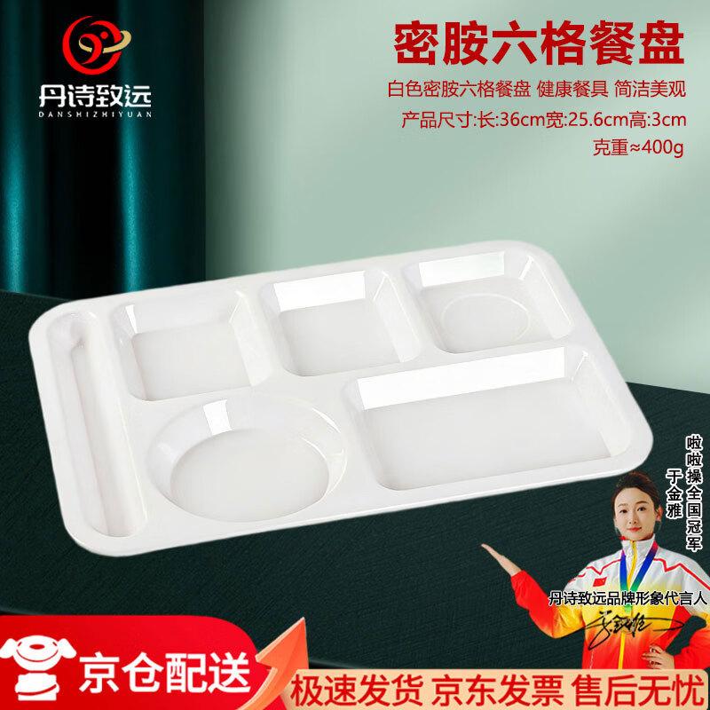Melamine Divided Cafeteria Meal Plate