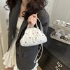 Flower Single Shoulder Bag Drawstring Crossbody Bag Sweet Makeup Bag  Ladies