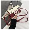 Cartoon Small Square Bag PU Box Bag Portable Camera Bag  Women