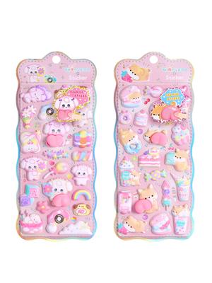 REYLNXR Mochi Mochi Marshmallow Cute Cartoon Style Foam Cotton 3D Stickers for Smartphone and Creative DIY Toys and Gifts Store-Quality Stickers,