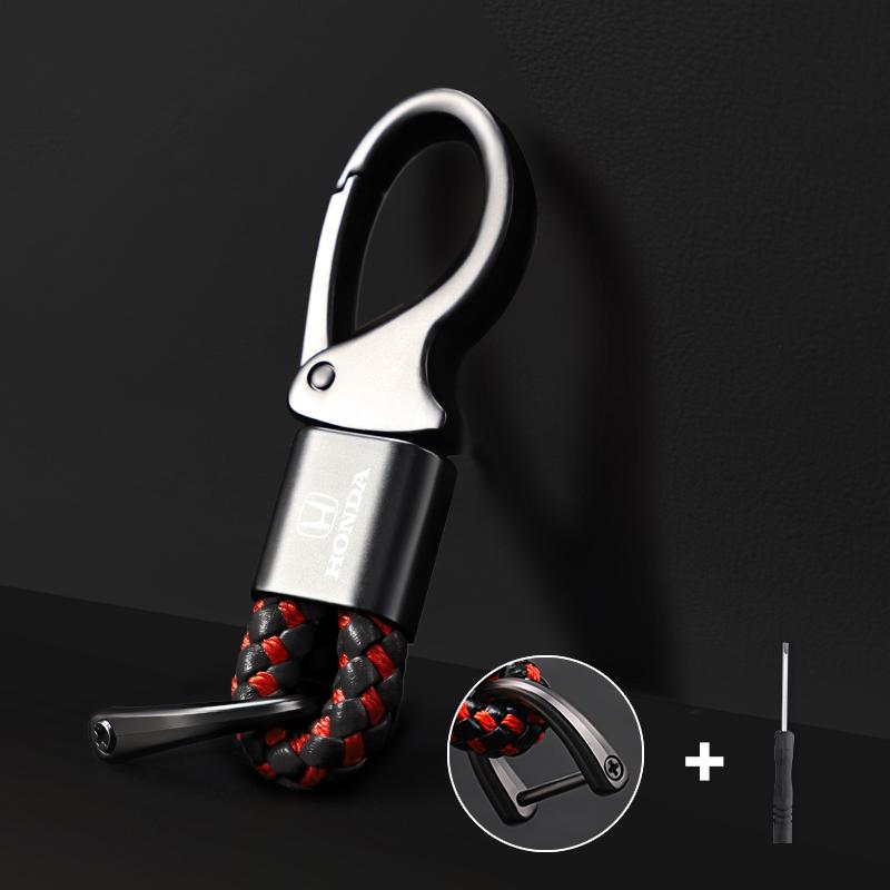 Zinc Alloy Keychain Key Ring Car Styling Accessories For Honda Civic FIT Accord Prelude CRV 5th City CRZ CRX Jazz HRV Pilot LK6