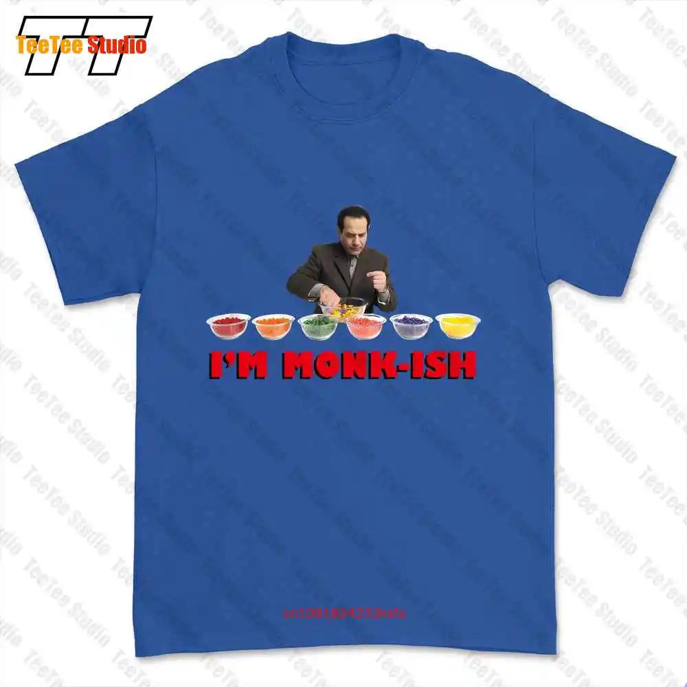 Monk Im Monk Ish Licensed Classic Tv Show Adrian Monk White Tshirt Tee CAS9