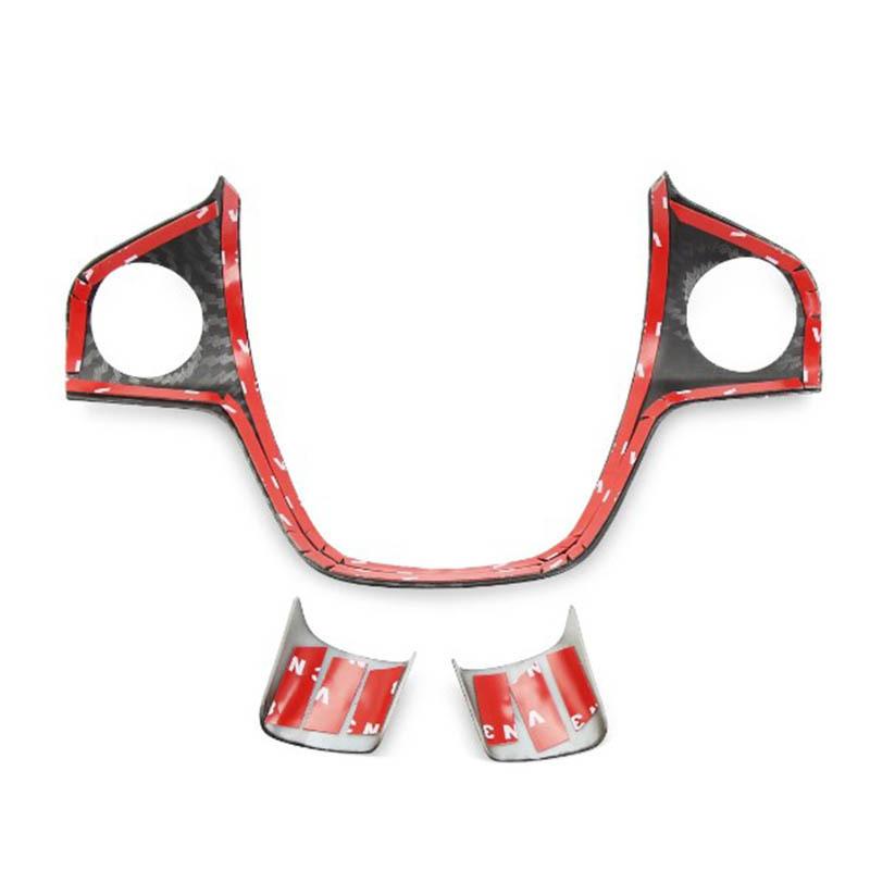 For 12-14 Ford Focus MK3 13-15 KUGA11-17 C-MAX Steering Wheel Decorative Stickers