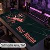 Custom Text Big Mousepad, Extended Desk Pad For Laptop Work GameThe Conjuring Annabelle