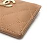 Chanel CC Mark Matelasse Compact Wallet Bi-fold Folded Wallet Caviar Leather