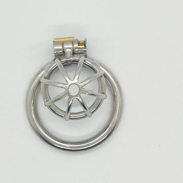 Stainless Steel Jewelry with Ring Cage Short Lock for Man Male