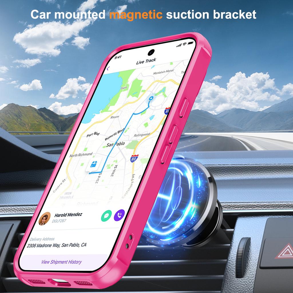 Phone Case For Google Pixel 10 Pro/10/9 Pro/9 Magnetic Case Ring Holder Kickstand TPU + PC Cover