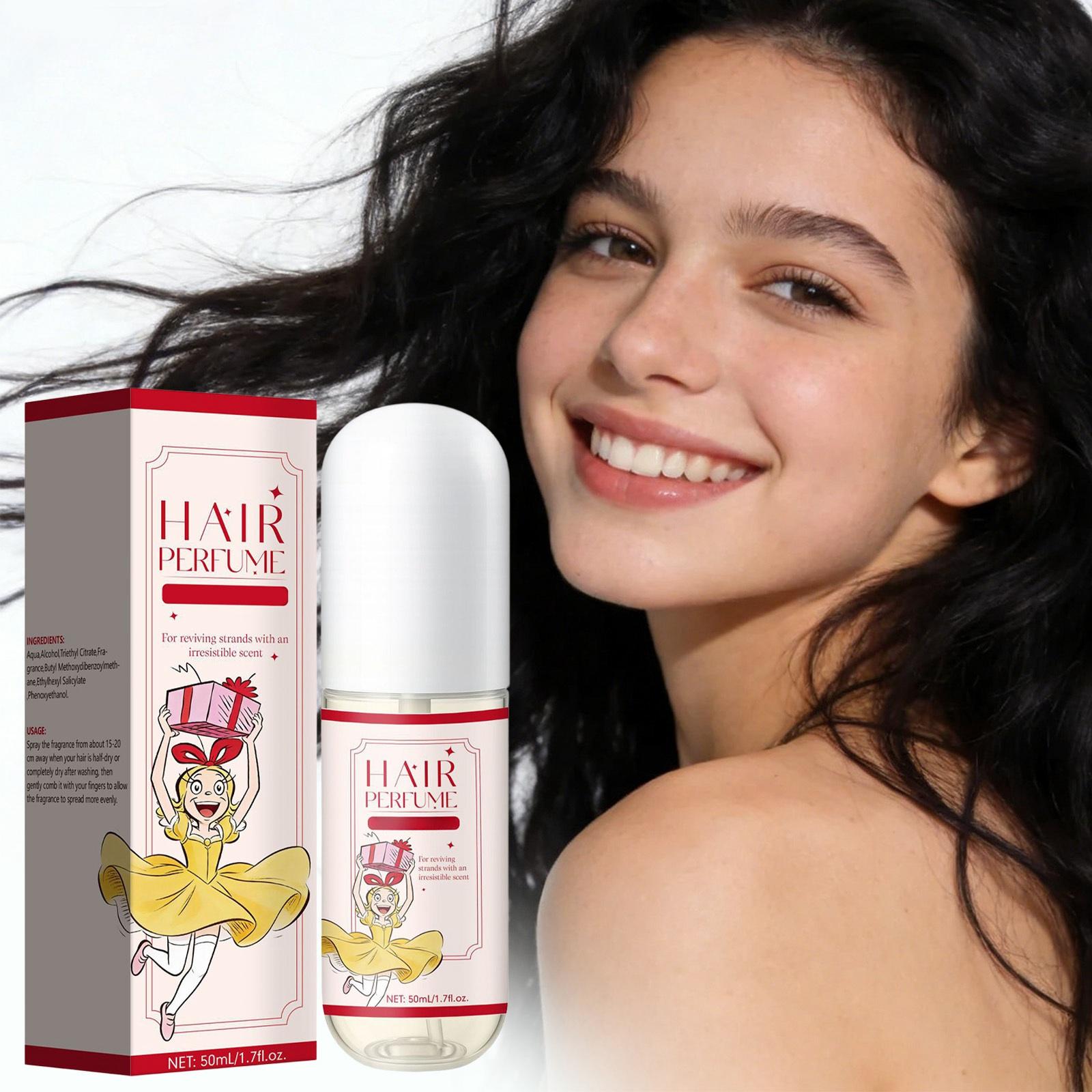 Парфюм для выпечки, Спрей для ухода за волосами, Стойкий легкий парфюм, Теплый спрей, 50 мл one size