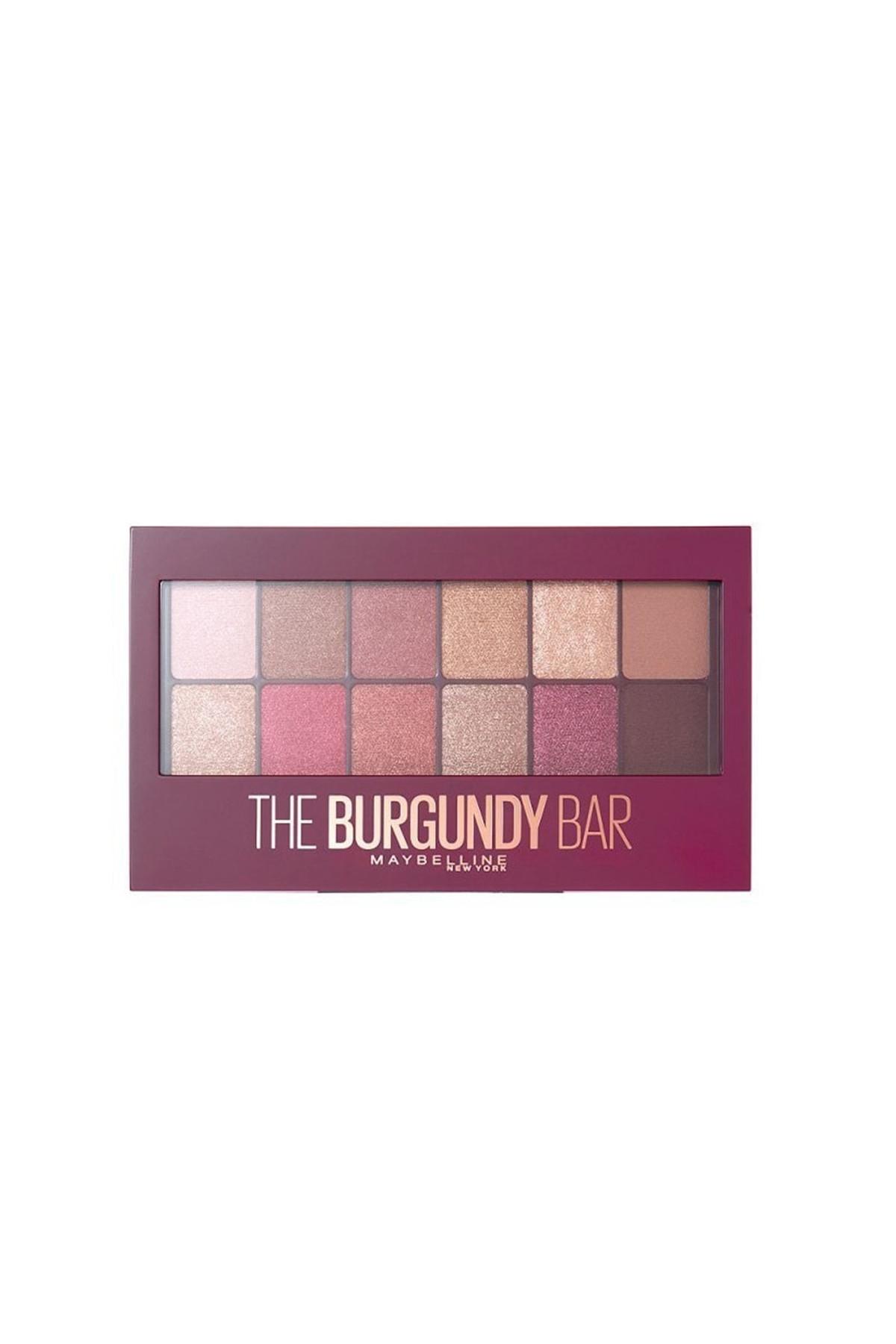 

Палетка теней для век Maybelline New York The Burgundy Bar