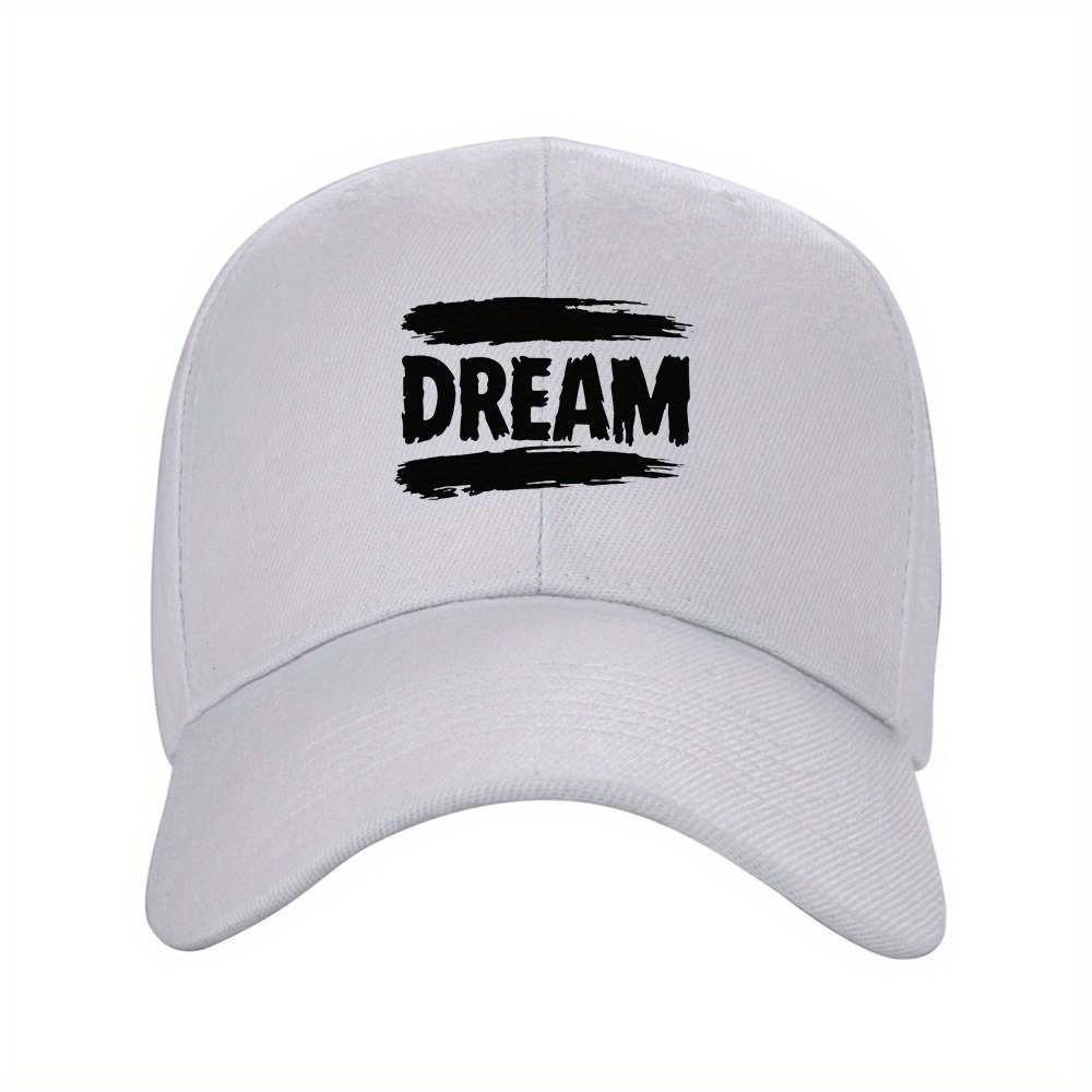 Bold Dream Brushstroke Baseball Cap Unisex Polyester Adjustable Outdoor Sports Hat