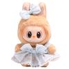 2dílná sada oblečení pro panenky Labubu, doplňky, stylová sada kawaii oblečení vhodná pro panenku Labubu o velikosti 15 cm a 17 cm