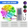 1M-30M LED Strip Light Touch Bluetooth App 5050 RGB Led Lights Flexible Ribbon Lus Led DC5V USB TV BackLight Room Decoration