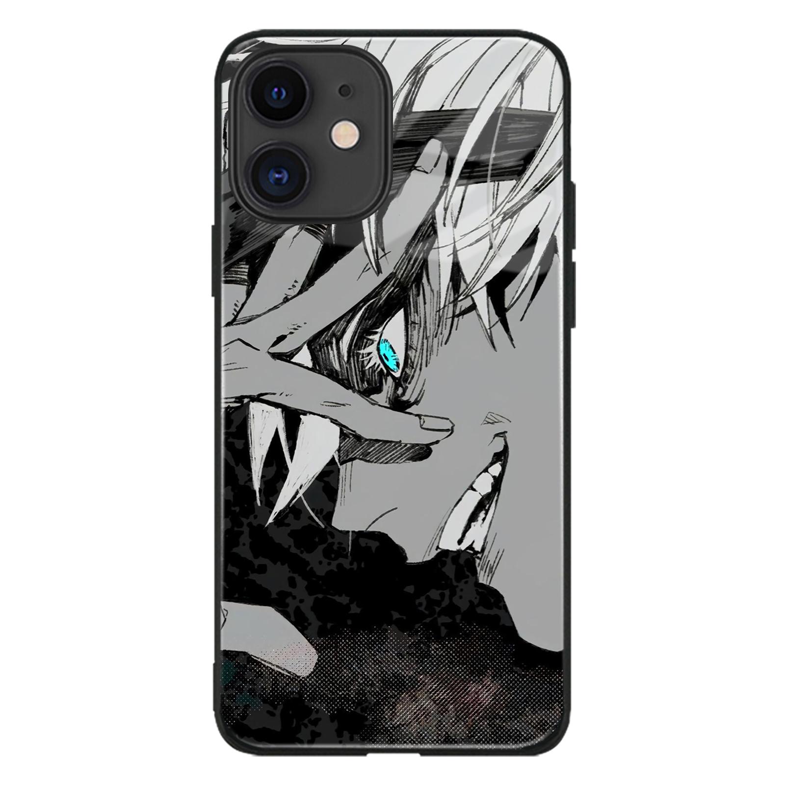 

Jujutsu Kaisen Gojo Satoru Geto Anime Glossy Glass Phone Case для IPhone SE 6s 7 8 Plus X Xr Xs 11 12 13 Mini Pro Max Samsung iPhone 11 Pro&Glossy Glass Case
