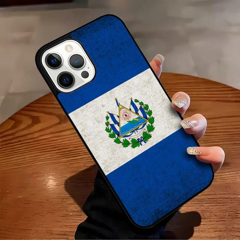 

El Salvador Flag Phone Case For iPhone 17 Air 16 15 14 13 12 11 Pro Max Max Plus Bumper Case Cover iPhone 13pro