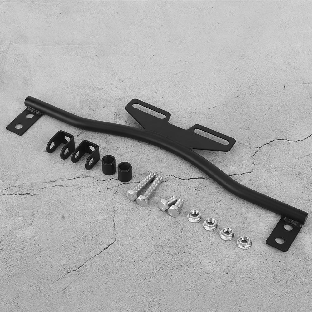 Aluminum Alloy Motorcycle Front Bumper Bracket Fog Light Mount Support Fit for HondaBlack